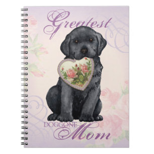Mama des schwarzen Labors Notizblock