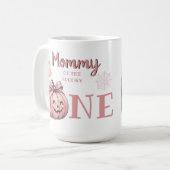 Mama des spooky One Cute Pinkoween-Geistes Kaffeetasse (Vorderseite Links)