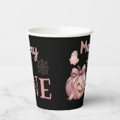 Mama des spooky One Cute Pinkoween-Geistes Pappbecher (Links)