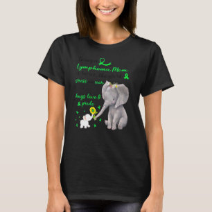 Mama des starken Elefanten-Lymphoms zweimal in der T-Shirt