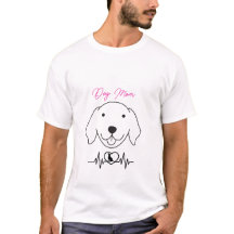 Mama des Stolzen Hundes - Shirt des Minimalistisch