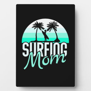 Mama des Surfens Fotoplatte