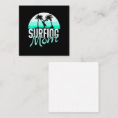 Mama des Surfens Mitteilungskarte (Vorne/Hinten)