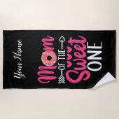 Mama des süßen Sprinklers Strandtuch (Vorderseite)