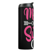 Mama des süßen Sprinklers Thermosbecher (Nach links gedreht)