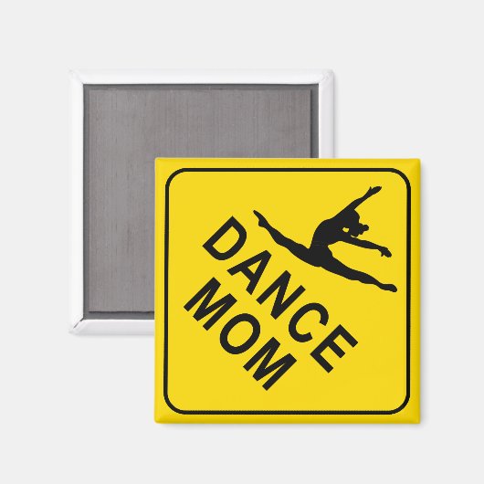 Mama des Tanzes Magnet (Vorderseite/Rückseite)
