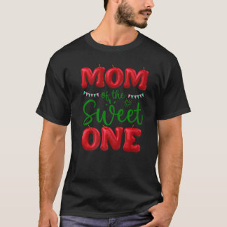 Mama des Themas "Süßes ein Kirschobst" 1. Geburtst T-Shirt