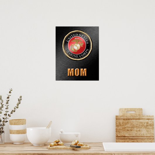 Mama des US-Marine Corps Poster (Küche)