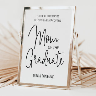 Mama des vorbehaltenen Graduate Memorial Poster