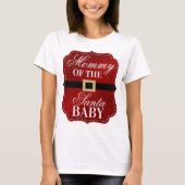 Mama des Weihnachtsjunges | Weihnachtsdusche T-Shirt (Vorderseite)