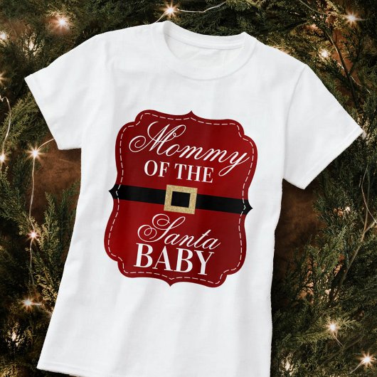 Mama des Weihnachtsjunges | Weihnachtsdusche T-Shirt