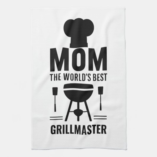 Mama des weltbesten Grillmeisters Küchentücher (Vertikal)