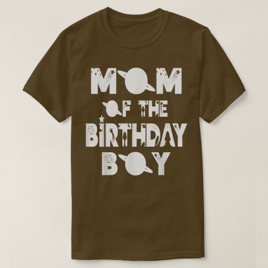 Mama des Weltraums T T-Shirt (Design vorne)