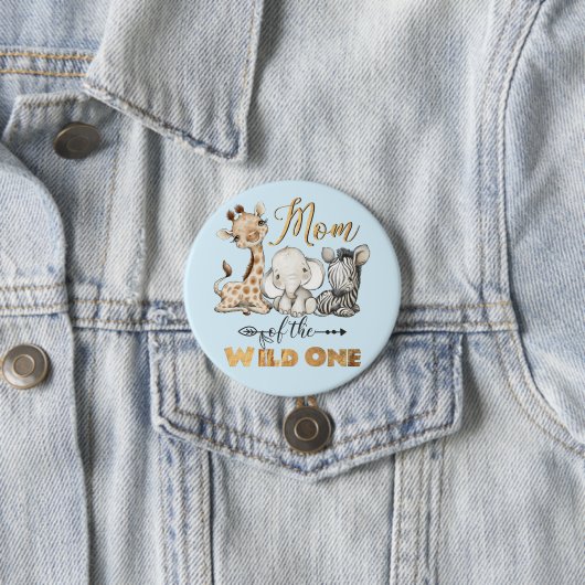 Mama des "Wild One Gold Foil"-Buttons Button (Beispiel)