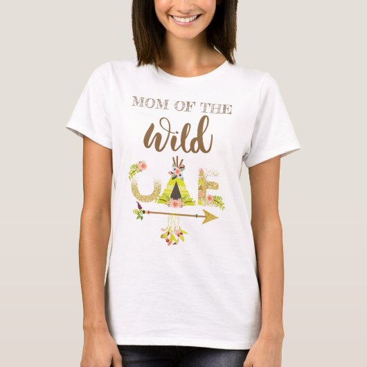 Mama des Wilden Ein Mädchen T-Shirt (Vorderseite)