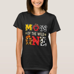 Mama des wilden Einen 1. Geburtstag Junge Western T-Shirt