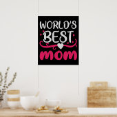 Mama - Die beste Mama der Welt Poster (Küche)