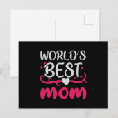 Mama - Die beste Mama der Welt Postkarte (Vorne/Hinten)
