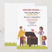 Mama, die das Grillen übernimmt Einladung (Vorne/Hinten)