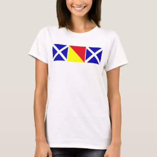 Mama, die in Wasserflaggen ausgewiesen wurde T-Shirt