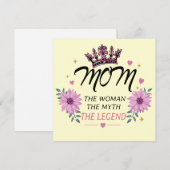 Mama Die Legende Muttertag Geschenk Feiertagskarte (Vorne/Hinten)