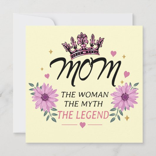 Mama Die Legende Muttertag Geschenk Feiertagskarte (Vorderseite)