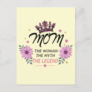 Mama Die Legende Muttertag Geschenk Feiertagspostkarte