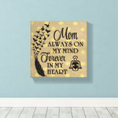 Mama, die mir immer im Herzen liegt Leinwanddruck (Insitu (Holzboden))
