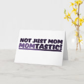 Mama, die Momtastisch ist Karte (Gelbe Blume)