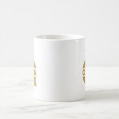 Mama Die Queen Gold Creative Typografie Kaffeetasse (Mittel)