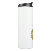 Mama Die Queen Gold Creative Typografie Thermosbecher (Nach links gedreht)