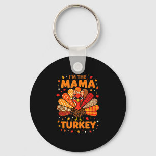 Mama die Truthahn-Mama passende Familie Thanksgivi Schlüsselanhänger