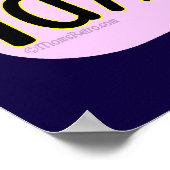 Mama Diner and Taxi Funny Retro Art Poster (Ecke)