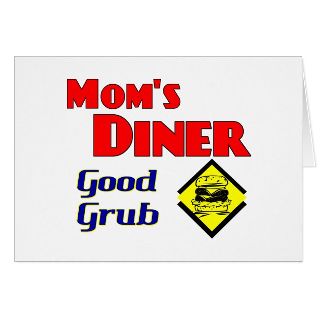 Mama Diner Good Grub Retro Restaurant (Vorderseite (Horizontal))