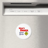 Mama Diner Good Grub Retro Restaurant Magnet (In Situ (Geschirrspüler))
