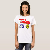 Mama Diner Good Grub Retro Restaurant T-Shirt (Vorne ganz)