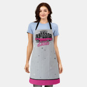 Mama Diner Individuelle Name Imitate Neon 50's Cla Schürze (Getragen)