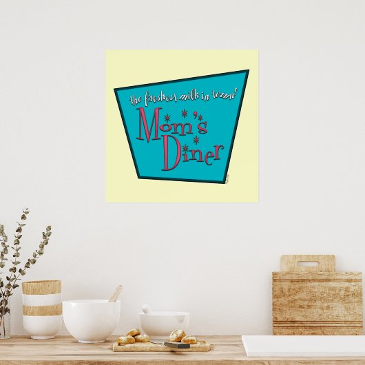 Mama Diner: Stillen Poster (Küche)