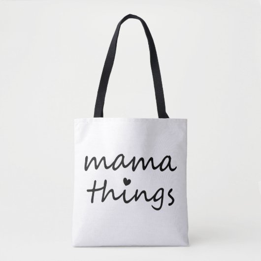 Mama Dinge Erste Muttertag Neue Mutter Tasche (Vorderseite)