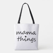 Mama Dinge Erste Muttertag Neue Mutter Tasche (Rückseite)