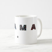 Mama Dog cat paw Kaffeetasse (VorderseiteRechts)