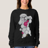 Mama Dog Poodles Sweatshirt (Vorderseite)