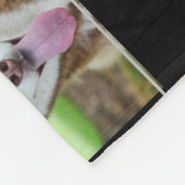 Mama Dog Vater benutzerdefinierte FotoCollage Fleecedecke (Ecke)