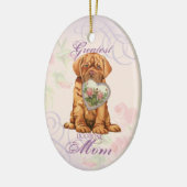 Mama Dogue Keramik Ornament (Links)