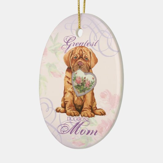 Mama Dogue Keramik Ornament (Links)