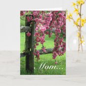 Mama... Dogwood Karte (Gelbe Blume)