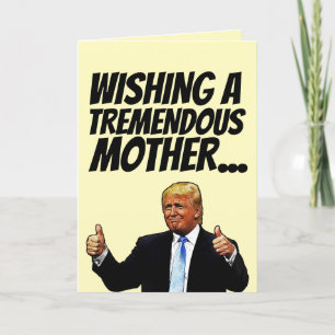 MAMA DONALD TRUMP MUTTER'S DAY CARDS FEIERTAGSKARTE