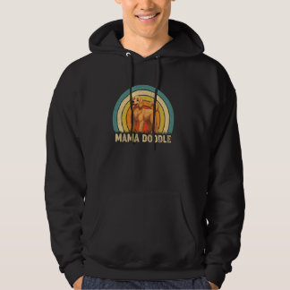 Mama Doodle Mutter Muttertag Goldendoodle Hund Mäd Hoodie