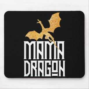 Mama-Drache Weihnachten passende Familie Stamm Mam Mousepad