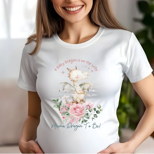 Mama Dragon als Kinderdusche T-Shirt